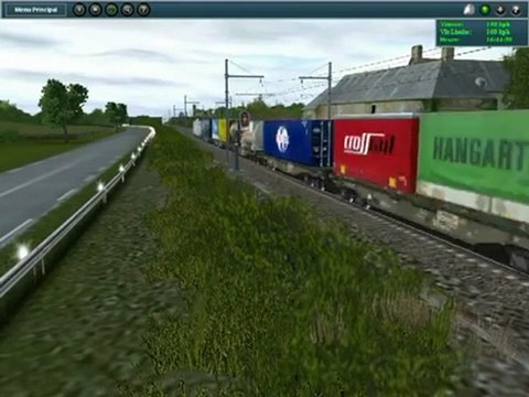 (Trainz) BB37512 CB RAIL et wagons containers