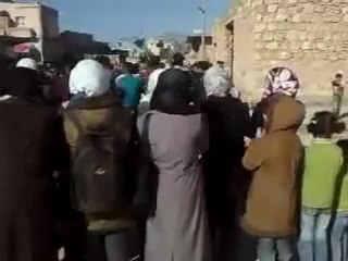 فري برس   حلب   الأتارب   طلابية بمشاركة حرائر 2 2 2012 ج2