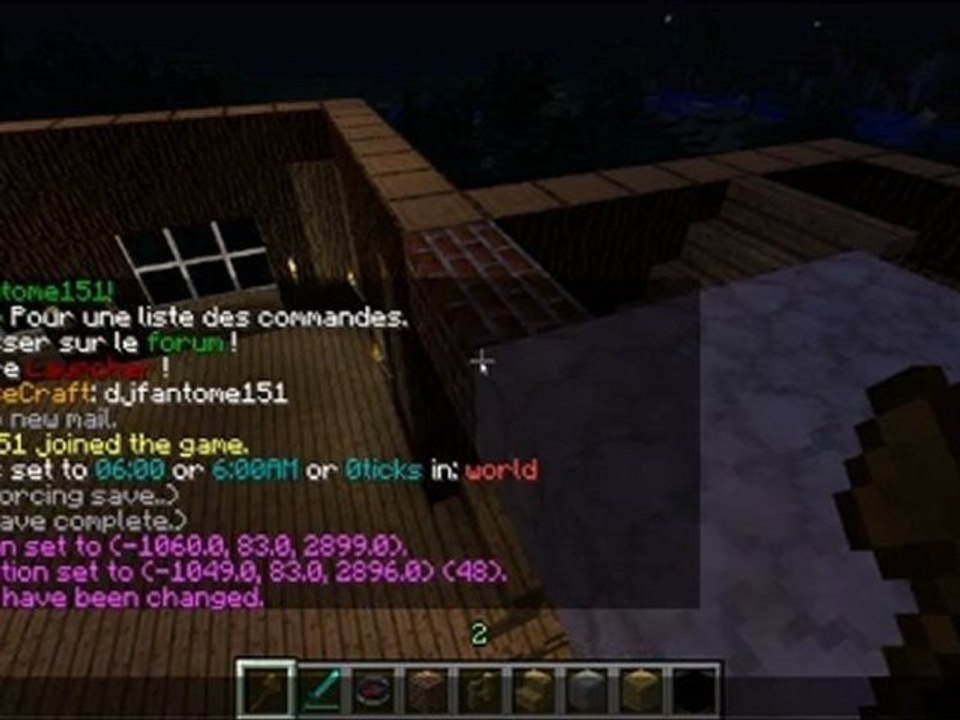 Minecraft construction d'une maison partie 2