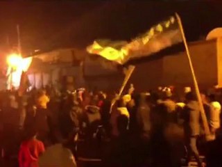 فري برس   عامودا مقطع من الحشود الرائعة في مسائية الاربعاء 1 2 2012