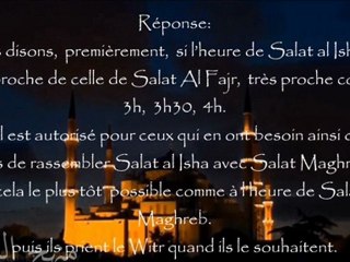 Regrouper les salat de maghreb et 'icha - cheikh 'Ubeyd al jabiri