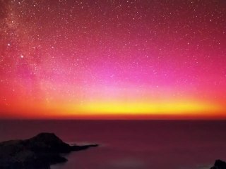 Aurore Boréale Rouge en Australie
