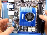 MSI E350IA-E45 Zacate AMD Fusion ITX Motherboard Unboxing & First Look Linus Tech Tips