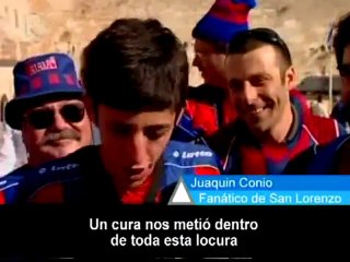 El club argentino San Lorenzo, presente en Jerusalén