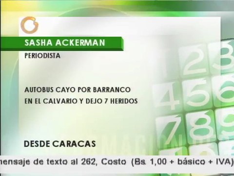 Dos muertos y 14 heridos por volcamiento de un autobús en El Calvario