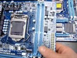 Gigabyte H61M-D2P-B3 H61 DDR3 Sandy Bridge Motherboard Unboxing & First Look Linus Tech Tips