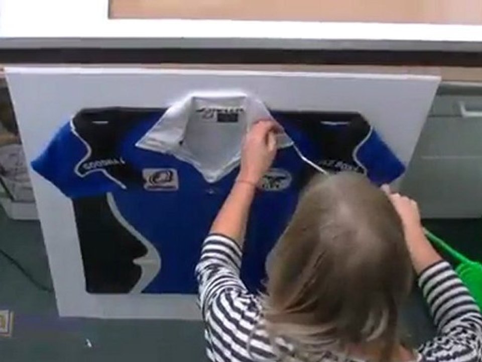 How to Frame a Football Jersey in a Box Frame