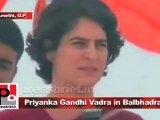 Priyanka Gandhi Vadra in Balbhadrapur , Amethi (U.P) 3rd Feb. 2012 Part 3