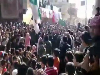 فري برس   حمص السخنة المحررة ج عذرا حماه 3 2 2012