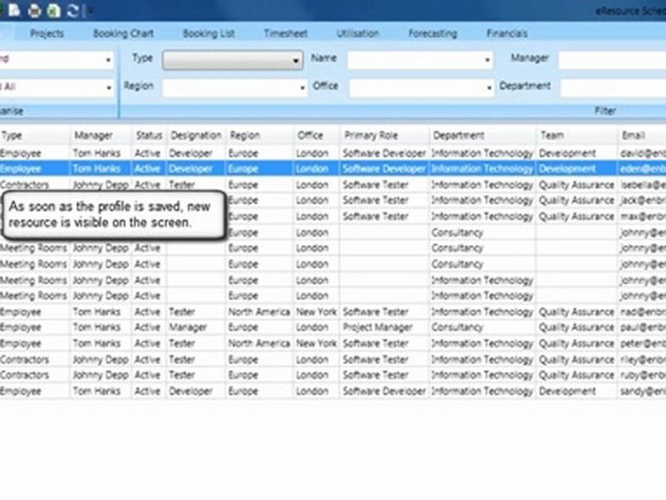 eResource Scheduler's Resource Training Module