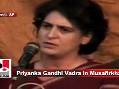 Priyanka Gandhi Vadra in Musafirkhana, Amethi (U.P) 3rd Feb. 2012