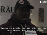 Troy Ross przed walką z Łukaszem Rusiewiczem (3.02.2012)