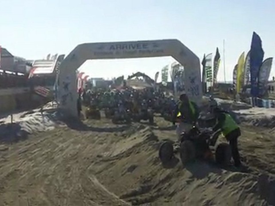 Embouteillage sur la piste du quaduro 2012