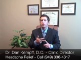 Learn to Cure Headaches with Dr. Dan Kempff in Irvine