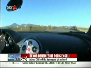Rekor Denemesine Polis Engeli