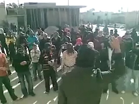 فري برس حلب الباب مظاهرة جامع علي بن أبي طالب 3 2 2012 ج2