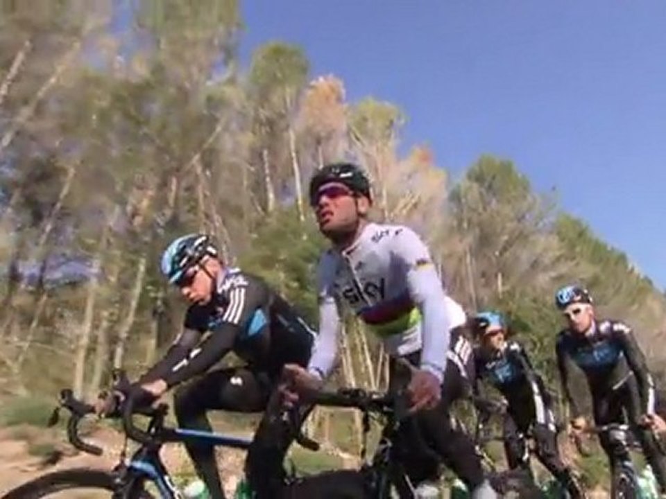 Video: Cavendish and his Team Sky leadout train in action