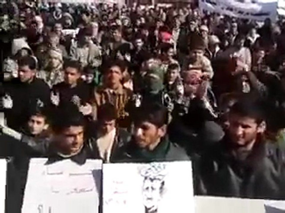 فري برس   ادلب قرى وبلدات سهل الروج مظاهرة جمعة عذرا حماة سامحينا حاشدة تطالب باسقاط النظام  3 2 2012