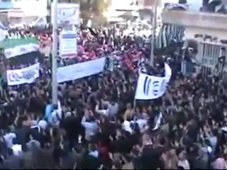 فري برس   ادلب    مظاهرة جمعة عذرا حماة سامحينا   يالله 3 1 2012