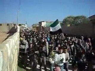 فري برس   ادلب   معربليت    جمعة عذرا حماة سامحينا 3 2 2012