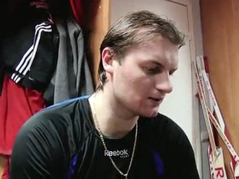 Сергей Борисов после игры с к.Лев 04.02.12.