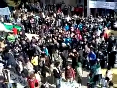 فري برس ادلب ترمانين مظاهرة جمعة عذرا حماه سامحينا 3 2 2012 جـ1