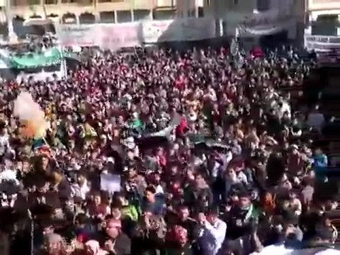 فري برس ادلب بنش مظاهرة جمعة عذرا حماه سامحينا 3 2 2012 جـ3