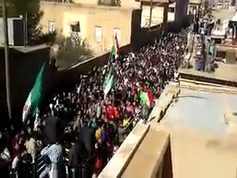 فري برس   مظاهرة عامودا جمعة عذرا حماه 3 2 2012 ج2