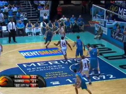 NBL - Blaze verbrennen die Hawks
