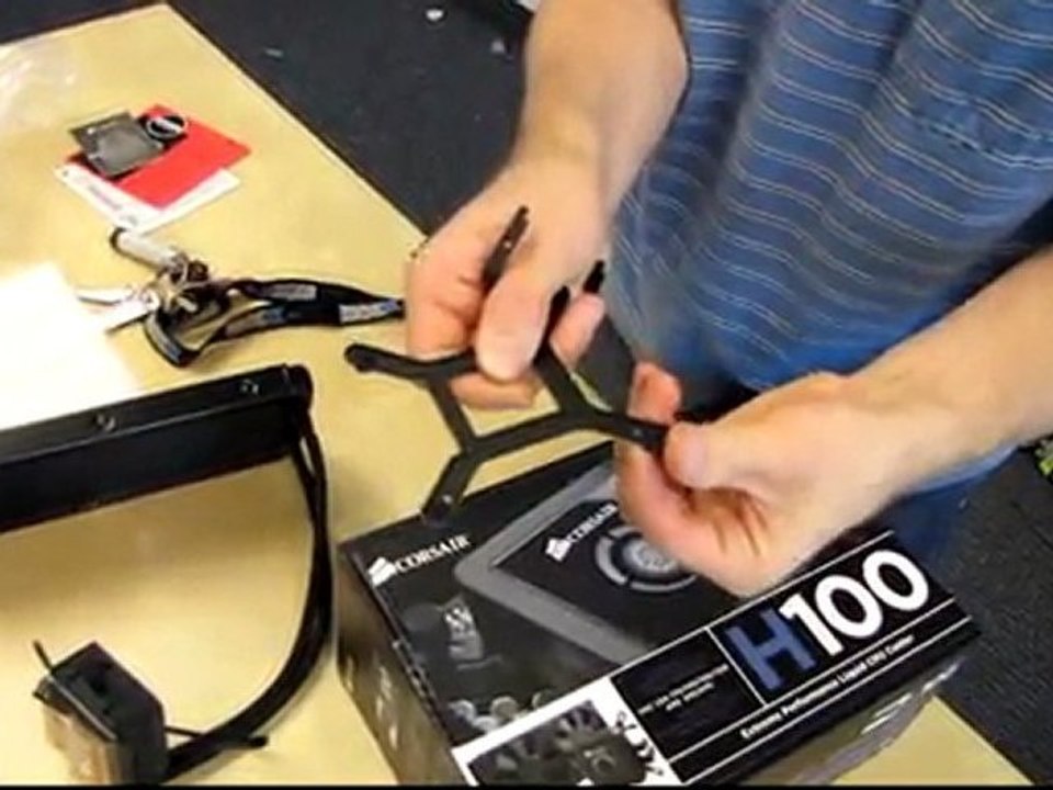 Corsair H100 Dual 120mm Radiator CPU Liquid Cooler Unboxing & First Look Linus Tech Tips