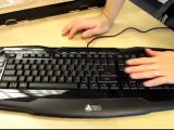 AZIO Levetron KB555U Backlit Gaming Keyboard Unboxing & First Look Linus Tech Tips