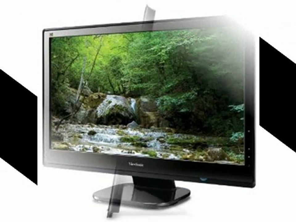 Viewsonic VX2453MH-LED 24-Inch Ultra-thin Widescreen LED Monitor - Black