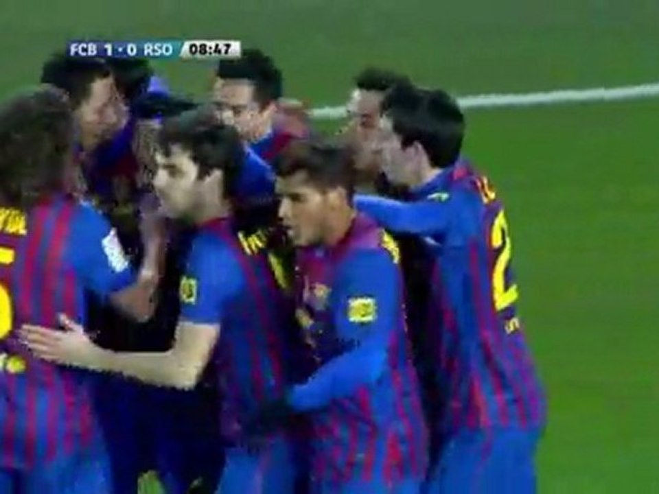 Барселона - Реал Сосьедад (Голы матча)