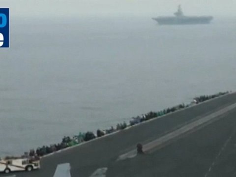 Un portaviones estadounidense ingresa en zona de maniobras navales iraníes
