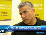 Yair Lapid entra al mundo político