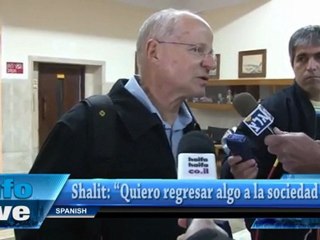 Shalit: "Quiero regresar algo a la sociedad israelí"