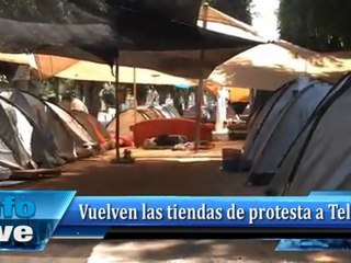 Vuelven las tiendas de protesta a Tel Aviv
