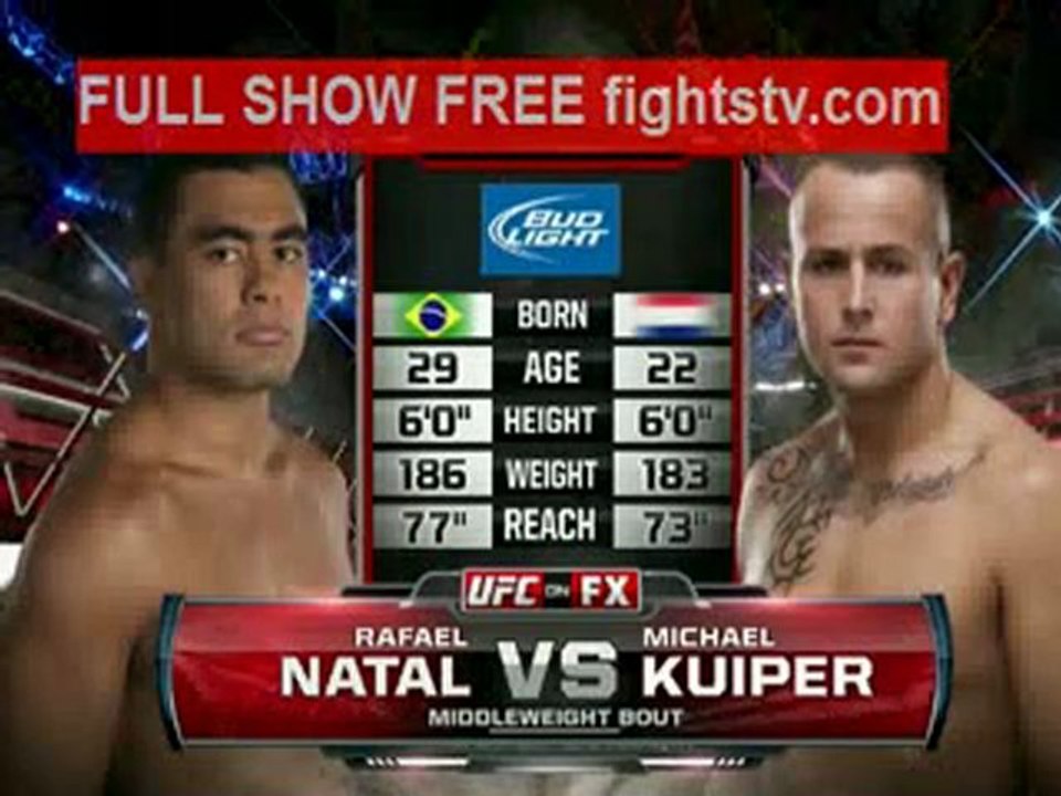 Rafael Natal vs. Michael Kuiper fight video