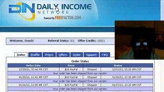 Daily Income Network GDI Proof, Get Paid $10 to $20, Sign Up FREE with Travis Alexander