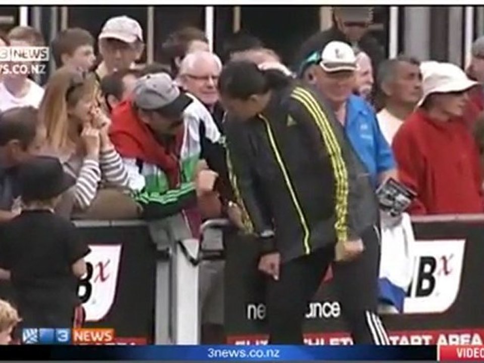 Athlé lancer poids 2012 Adams Vs Gill