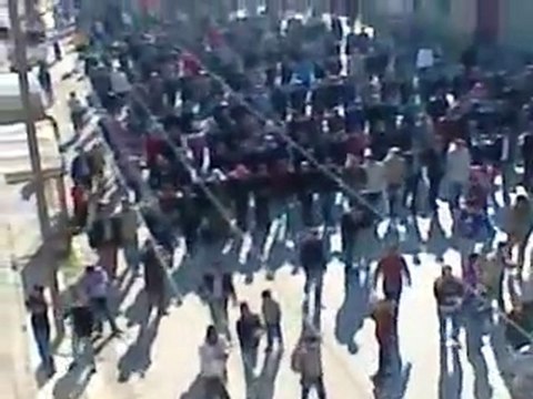 فري برس مظاهرة راس العينسري كانيه سبت الغضب لحمص 4 2 2012