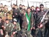فري برس   حمص تلبيسة   تشكيل كتيبة شهداء تلبيسة في مدينة تلبيسة 19 1 2012