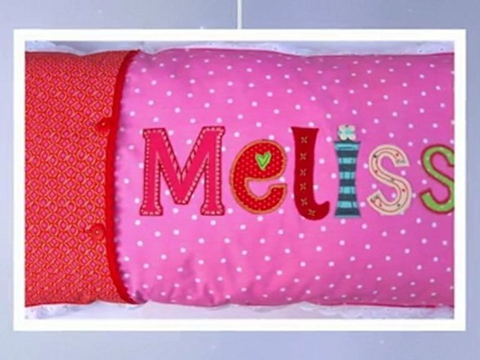 Personalized kids name cushions