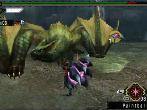 [MHP3rd] (speedkill) Nargacuga vert (4 10min) HD