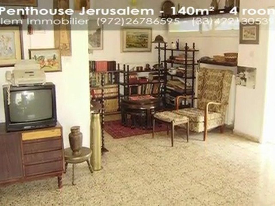 498 A vendre penthouse a renover a Talbieh