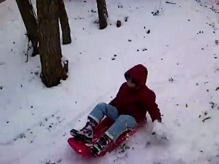 enfin la neige à la maison