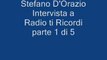 Intervista di Stefano D'Orazio a Radio Ti Ricordi  - parte 1
