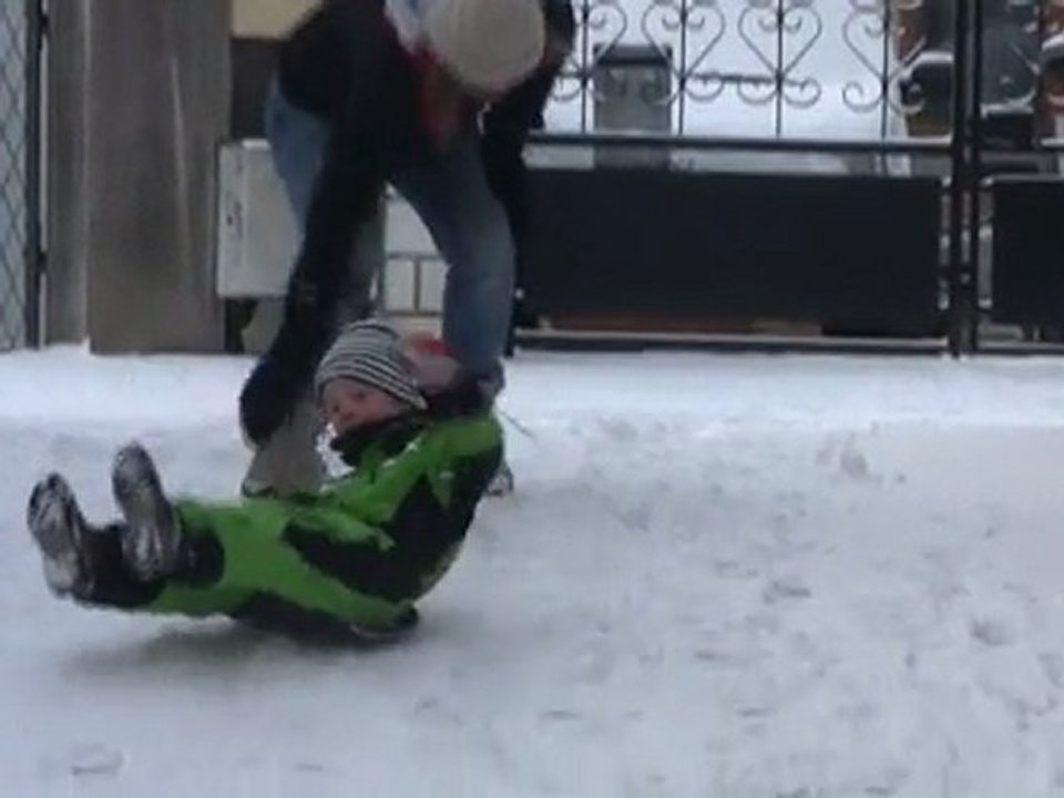 Un dimanche sous la neige