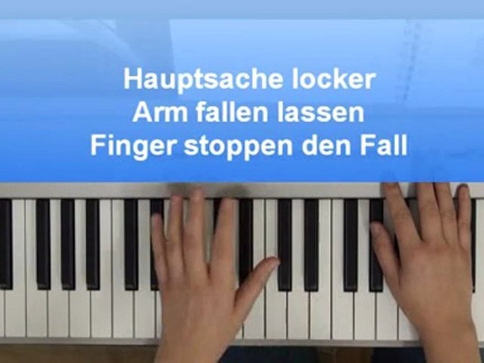 Klavier lernen: Anschlag und Grundstellung