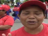 Chávez celebra su intento de golpe de Estado rodeado de aliados